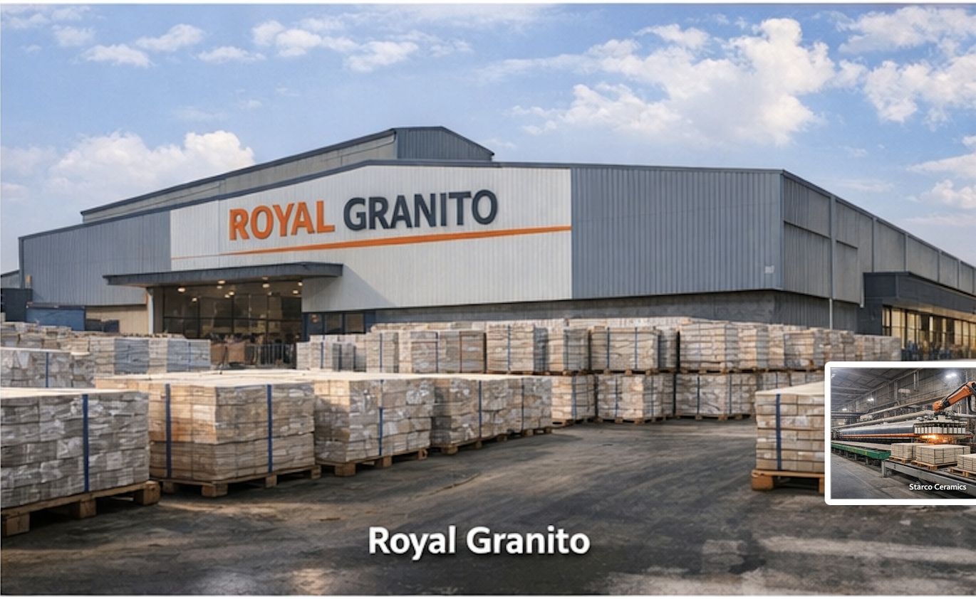 Sunrise Tiles ceramic factory in Jaipur