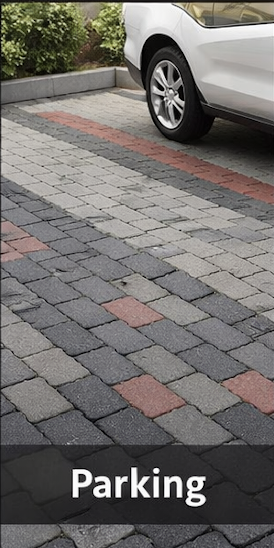 Parking tiles outdoor tiles